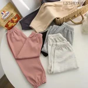 [보리보리/아이스토리키즈]컬러고쟁이 국내산 유아동 무지 팬츠 바지 여아 남아