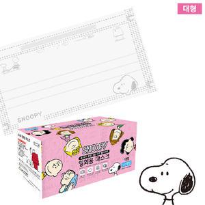 스누피 국산덴탈마스크 50매 귀안아픈 비말차단