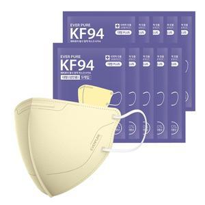 [리벤스] 에버퓨어 새부리형 마스크(KF94)(베이지/특대형) 50입