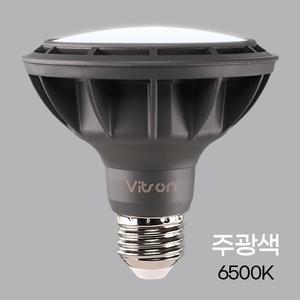 비츠온 블랙 PAR30 15W 220V 60Hz E26 확산형 주광색 LED