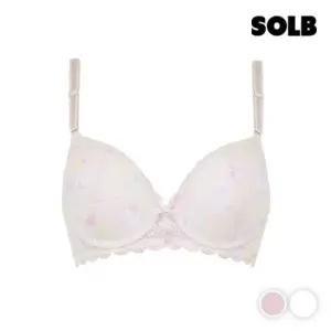 [솔브][출고가 48000원] 플라워리 더블본 브라(SSBRD303)