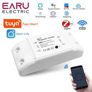 투야 스마트봇10A Tuya WiFi ZigBee 스마트 홈 하우스 무선  스위치 차단기 타이머 LED 조명 컨트롤러 모듈