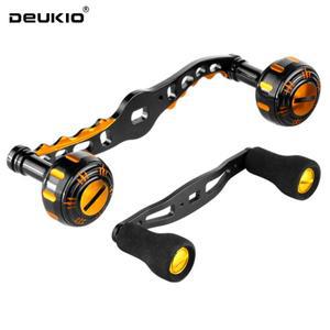 DEUKIO 탄소 섬유 베이트 캐스팅 낚시 릴 핸들 수정 금속 EVA 손잡이 로커 경량 DIY 교체
