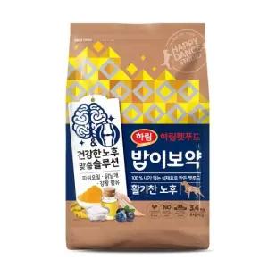 [하림펫푸드] 밥이보약 DOG 활기찬노후  3.4kg