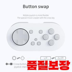 스위치&라이트&OLED Windows Android 및 MacOS용 LinYuvo 미니 무선 컨트롤러(LED 조명 포함) KS54