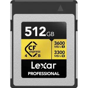 Lexar Gold Series Professional CFexpress 4.0 TypeB 메모리 카드 512GB