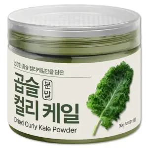 The큰나무 대용량 곱슬 컬리케일 분말 90g 위생포장