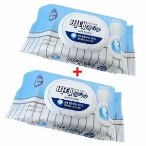 물에 풀리는 비데 캡형 물티슈 120매 비데물티슈 캡형물티슈 변기티슈 크리너