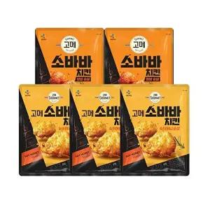 [CJ제일제당]고메 소바바 치킨 허니순살375g x3개+양념순살375g x2개