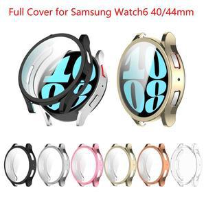 삼성 갤럭시 워치용 풀 커버 보호 케이스, SM-R940 945 소프트 TPU 도금 40mm 6