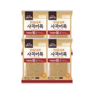 고래사어묵 생선살듬뿍 사각어묵 / 야채 듬뿍 사각 어묵 4봉