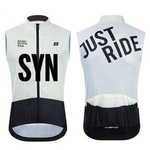 SYN 여름 남성용 자전거 조끼 도로 방풍 민소매 사이클링 산악 경량 Gilet