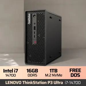 레노버 ThinkStation P3 Ultra 30HAS12300 인텔 i7-14700 16GB 1TB 워크스테이션 데스크탑 본체