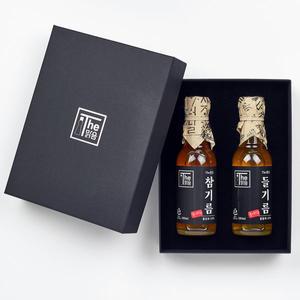 더맑음 선물세트 A 국내산 참기름 들기름 각180ml