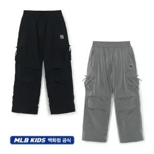 갤러리아 MLB엠엘비키즈 걸즈 리본 카고 투웨이 우븐팬츠 뉴욕양키스(7FWPB155