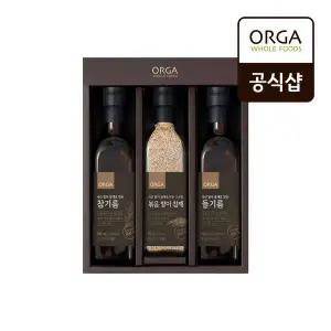 올가 ORGA 국산 참기름 들기름 볶음참깨 선물세트