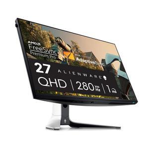 Alienware AW2723DF 게이밍 모니터 - 27인치(2560 x 1440) 240Hz 디스플레이(DP 1.4), 1ms 응답 시간, NVIDIA G-Sync, 사전 설정 OSD 모드, 높이/기울기/스위벨/피봇 조정 가능성 루나 라이트