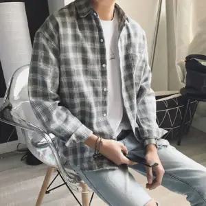 남성 체크 남방 남자체크난방