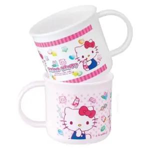 산리오 200ml 핸들컵 헬로키티 2개입 1P 물컵 양치컵 (WFJYKEW)