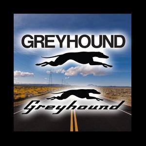 그레이하운드 스티커-데칼 로고 엠블럼 미국 고속버스 Greyhound