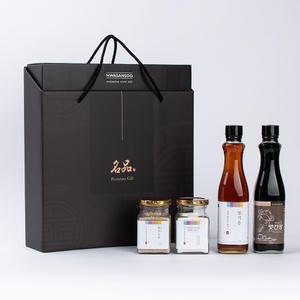 참기름&맛간장&소금2종 선물세트/기업 학교 단체 답례품 한가위 추석 새해 설 구정 명절 소금 선물세트