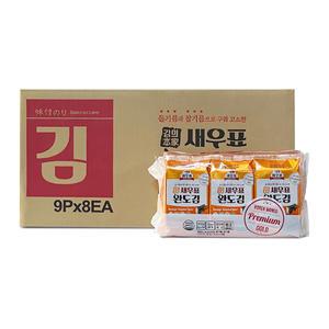 [새우표] 완도 프리미엄 도시락김 4g x 72봉