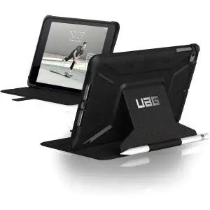 UAG Folio iPad Mini (5세대 2019) 케이스 Metropolis Feather Light Rugged [블랙] 애플 Pencil 홀더가 포