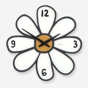 데이지 플라워 인테리어 벽시계 (Daisy Flower Wall Clock)바늘벽시계 아날로그시