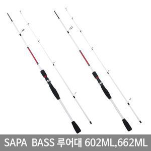 [SAPA]싸파 배스 S662ML 카본 글라스 믹스 배스 쏘가리 생활낚시 구멍치기 로드..