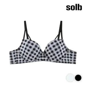 [솔브][출고가 39000원] 깅엄체크 프린트 브라 A~G컵(SSBRD311)