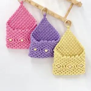 레터랙 포켓 벽장식 월행잉 만들기 키트 마크라메 DIY