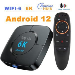 Magcubic Allwinner 셋톱 박스 안드로이드 12 TV 박스 Wifi6 HDR10  Mali G31 MP2 지원 8k 6K 4K BT5.0 음