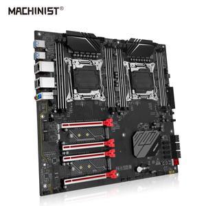 MACHINIST-마더보드, X99, 듀얼 LGA 2011-3, Xeon E5 V3 V4 CPU, DDR4, ECC 데스크탑 메모리, SATA 3.0x10,