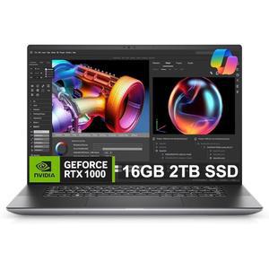 Dell Precision 5000 5680 모바일 워크스테이션 노트북(16인치 FHD+ IPS, NVIDIA RTX 1000 6GB, 인텔 14코어 i7-13800H, 16GB 6400MHz RAM, 2TB SSD) 백라이트 KB, 썬더볼트 4 x 2, IR 웹캠, HDMI, Win 11 Pro