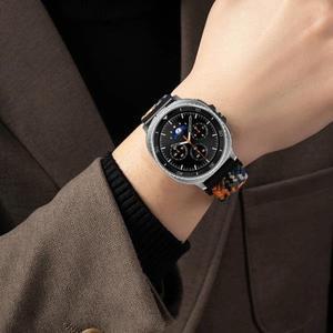 삼성 갤럭시 watch8 40 44mm/8 용 땋은 루프 스트랩 ultra2025 스마트 워치 시계줄 클래식 탄성 나일론 스