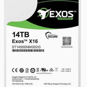 DS 4D 서버 하드 드라이브용 ST14000NM002G SAS 14TB 2K X16 ENTERPRISE