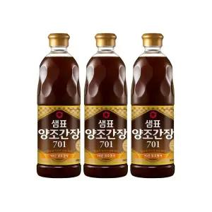 [내일도착] 샘표 양조간장 701 860ml x 3개 기획세트