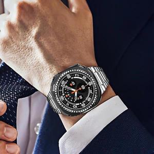삼성 갤럭시 워치 8 블링 케이스, 다이아몬드 범퍼 및 속이 빈 PC 보호 커버 (40mm, 44mm)