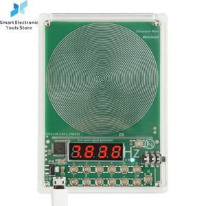 DC5V 0.01Hz- 100000 Hz 슈만 파동 공명 발생기 조정 가능 순수 사인 펄스 FM 신호 7.83Hz 초저주파
