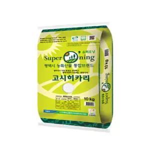 안중농협 2025년 햅쌀 평택 슈퍼오닝 고시히카리쌀 특등급 10kg 1개