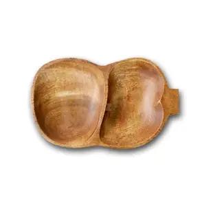 IS 아카시아 완두콩 나눔 접시 2절
