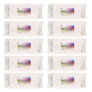 새하얀 물티슈 60매 10개 물휴지