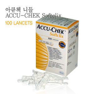 로슈 혈당기 채혈침(아큐첵전제품용 니들)100p 1박스(액티브/센서/고/퍼포마/컴팩 전용침)