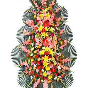 3단 축하화환 고급형 [PB-0445] [결혼식화환/경조/축하/결혼/예식/개업]