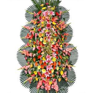 3단 축하화환 오너형 [PB-0443] [결혼식화환/경조/축하/결혼/예식/개업]