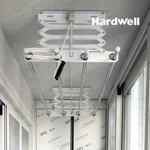 하드웰 스텐 천장 베란다 빨래건조대 설치 국내 자체 생산