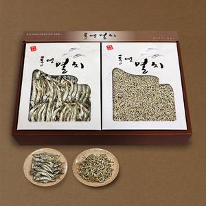 [참다올][9월 30일 낮 12시까지 주문시 명절전출고]통영 멸치선물세트 2종2호(세멸400g,자멸400g)