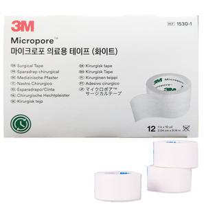 3M 종이반창고 (마이크로포) 흰색 1530-1 12롤