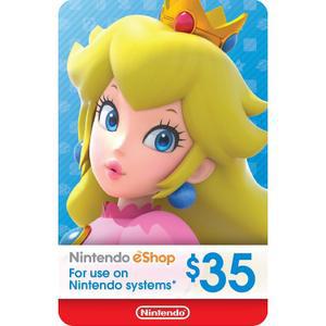 닌텐도 스위치 eShop 이샵 선불 기프트카드 미국 35달러 북미