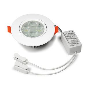 LED 할로겐 안정기 램프 일체형 다운라이트 LED 매입등 5W(이솔)-화이트
